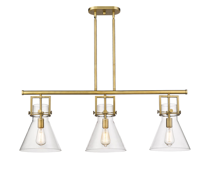Innovations Lighting Newton Cone 7" Island Light - Brushed Brass