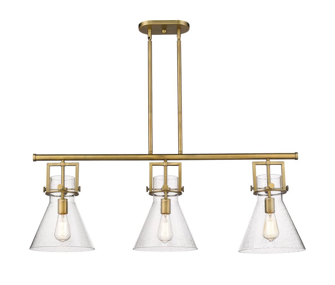 Innovations Lighting Newton Cone 7" Island Light - Brushed Brass