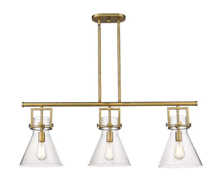 Innovations Lighting Newton Cone 7" Island Light - Brushed Brass