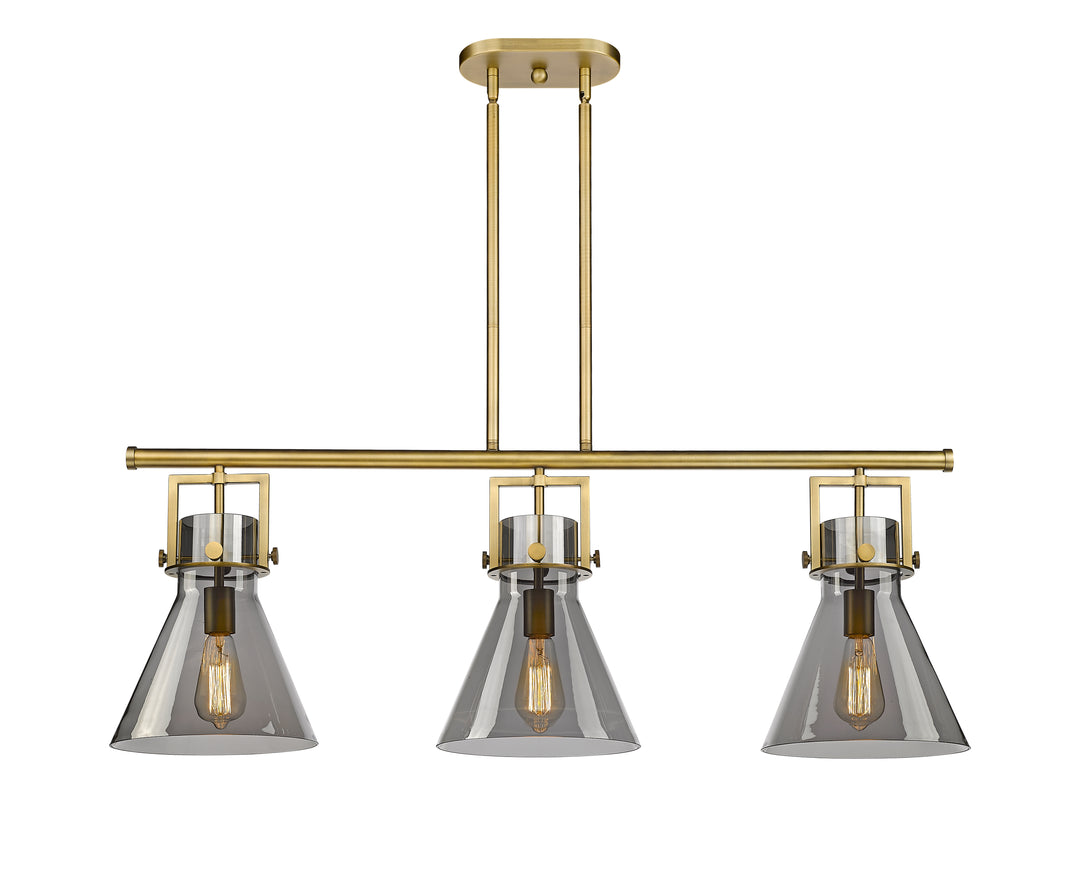 Innovations Lighting Newton Cone 7" Island Light - Brushed Brass