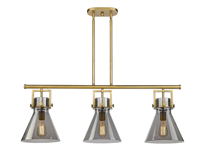 Innovations Lighting Newton Cone 7" Island Light - Brushed Brass