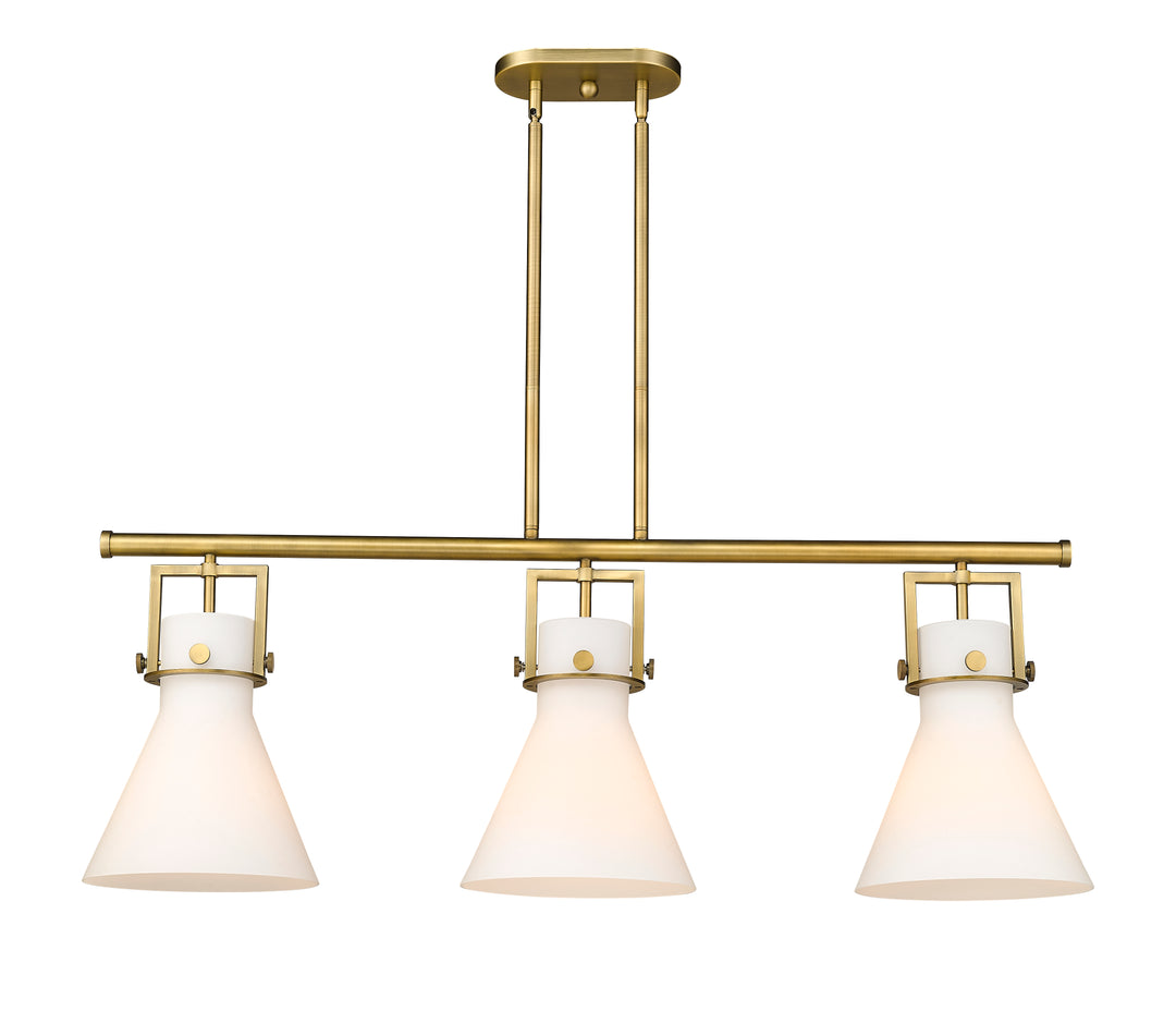 Innovations Lighting Newton Cone 7" Island Light - Brushed Brass