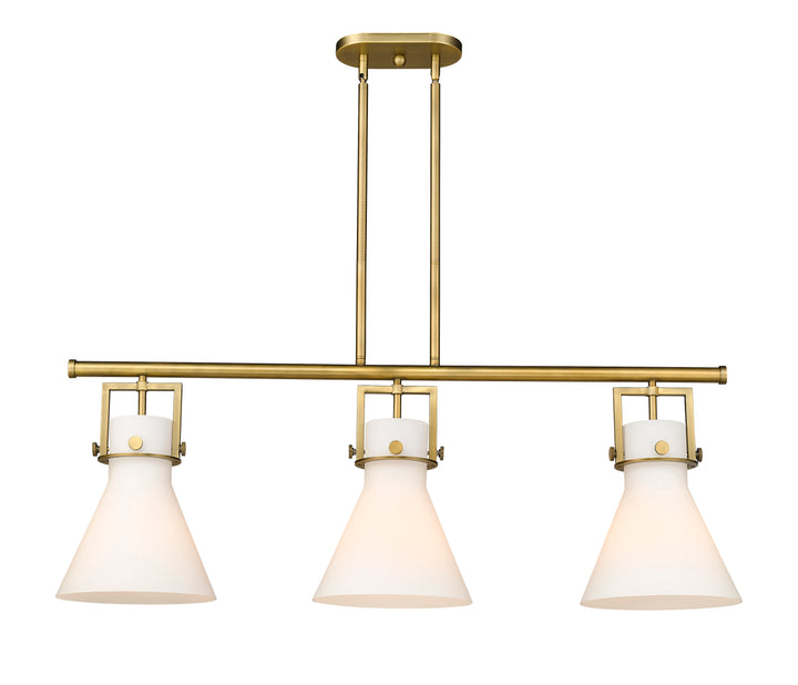 Innovations Lighting Newton Cone 7" Island Light - Brushed Brass