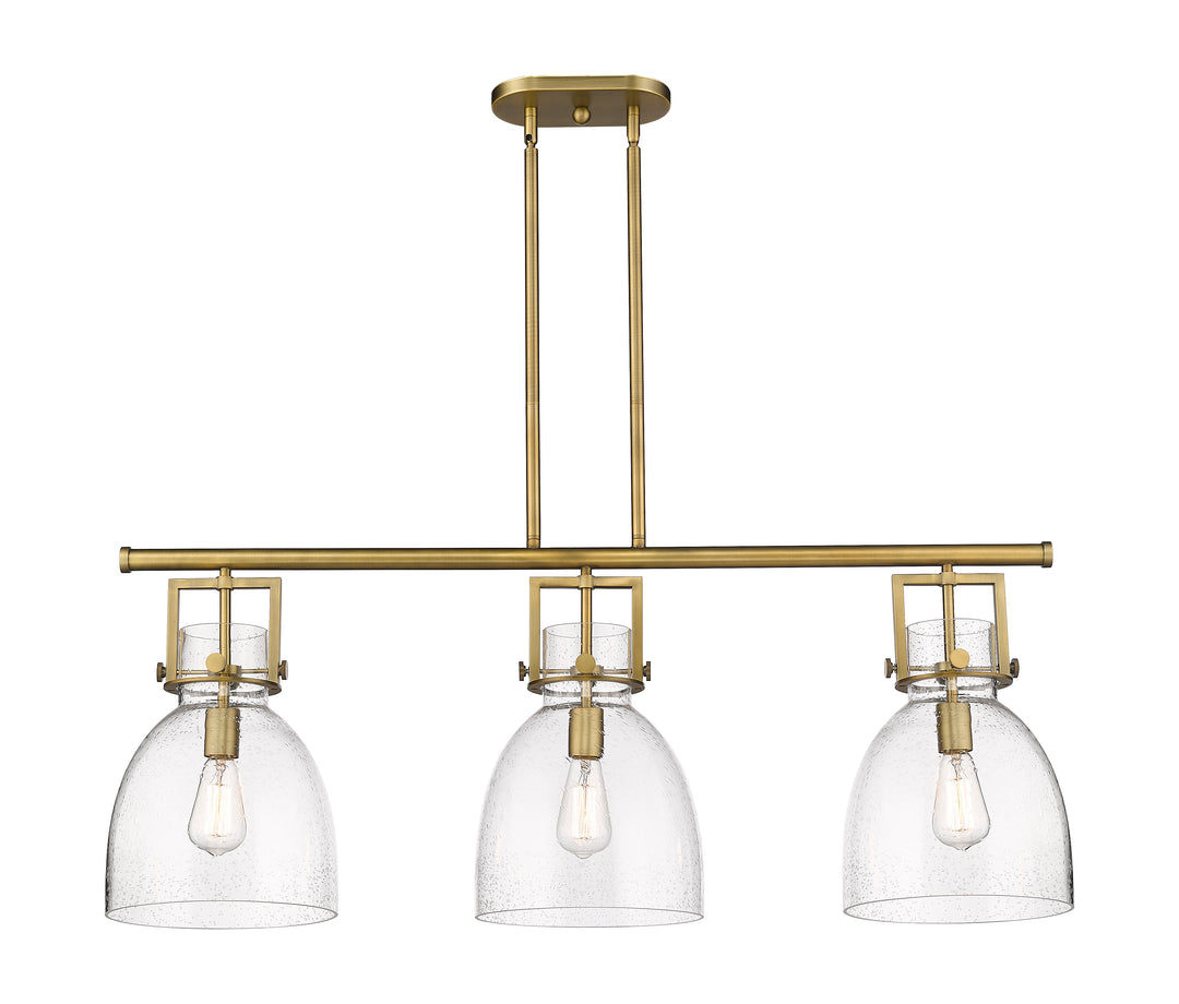 Innovations Lighting Newton Bell 7" Island Light - Brushed Brass