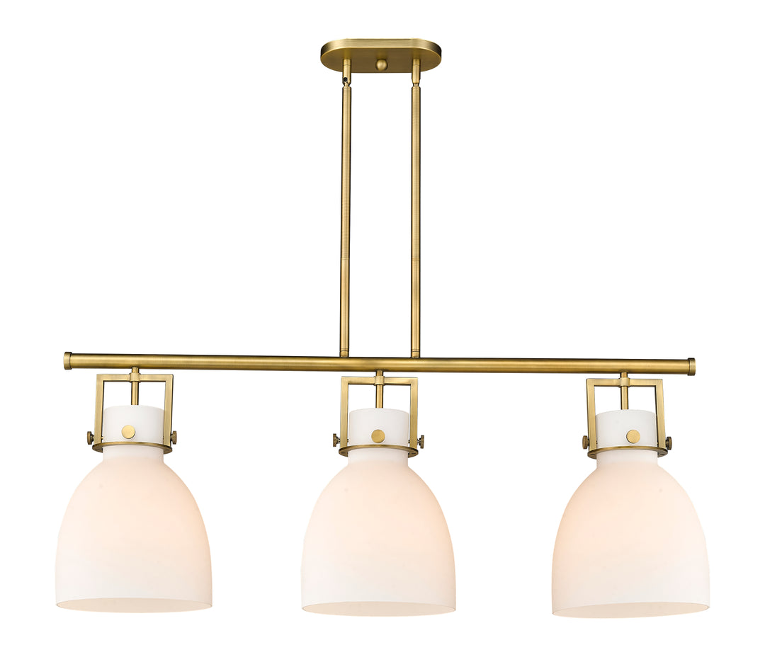Innovations Lighting Newton Bell 7" Island Light - Brushed Brass
