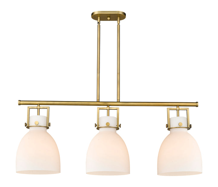 Innovations Lighting Newton Bell 7" Island Light - Brushed Brass