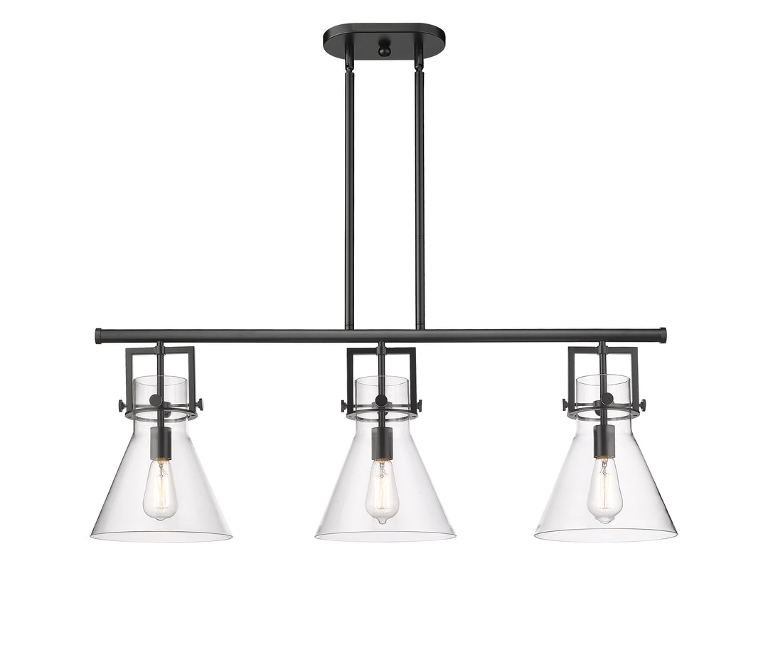 Innovations Lighting Newton Cone 7" Island Light - Matte Black