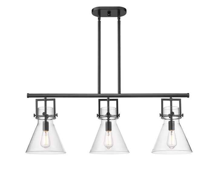 Innovations Lighting Newton Cone 7" Island Light - Matte Black