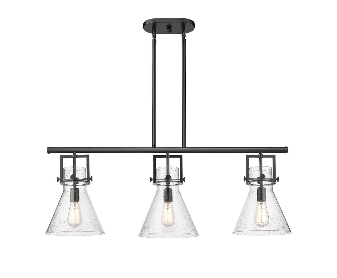 Innovations Lighting Newton Cone 7" Island Light - Matte Black