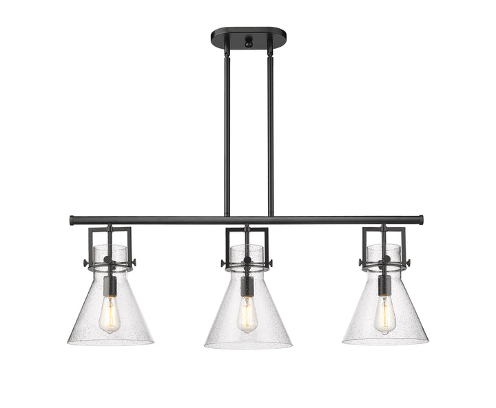 Innovations Lighting Newton Cone 7" Island Light - Matte Black