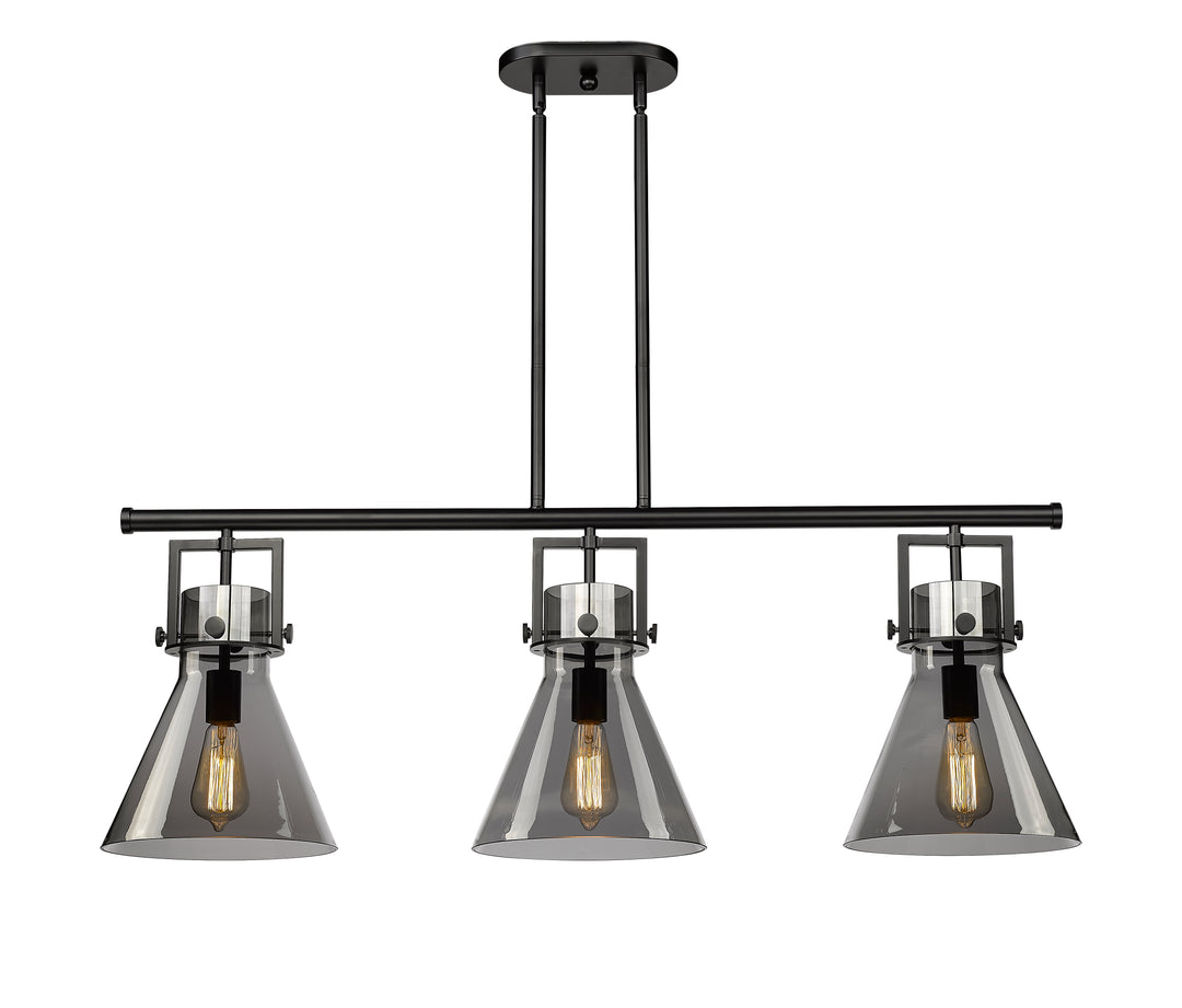 Innovations Lighting Newton Cone 7" Island Light - Matte Black