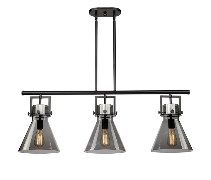 Innovations Lighting Newton Cone 7" Island Light - Matte Black