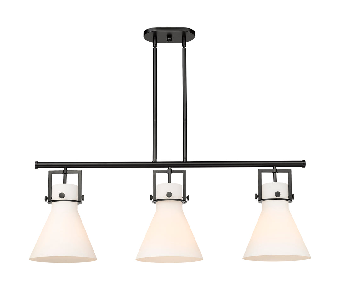 Innovations Lighting Newton Cone 7" Island Light - Matte Black