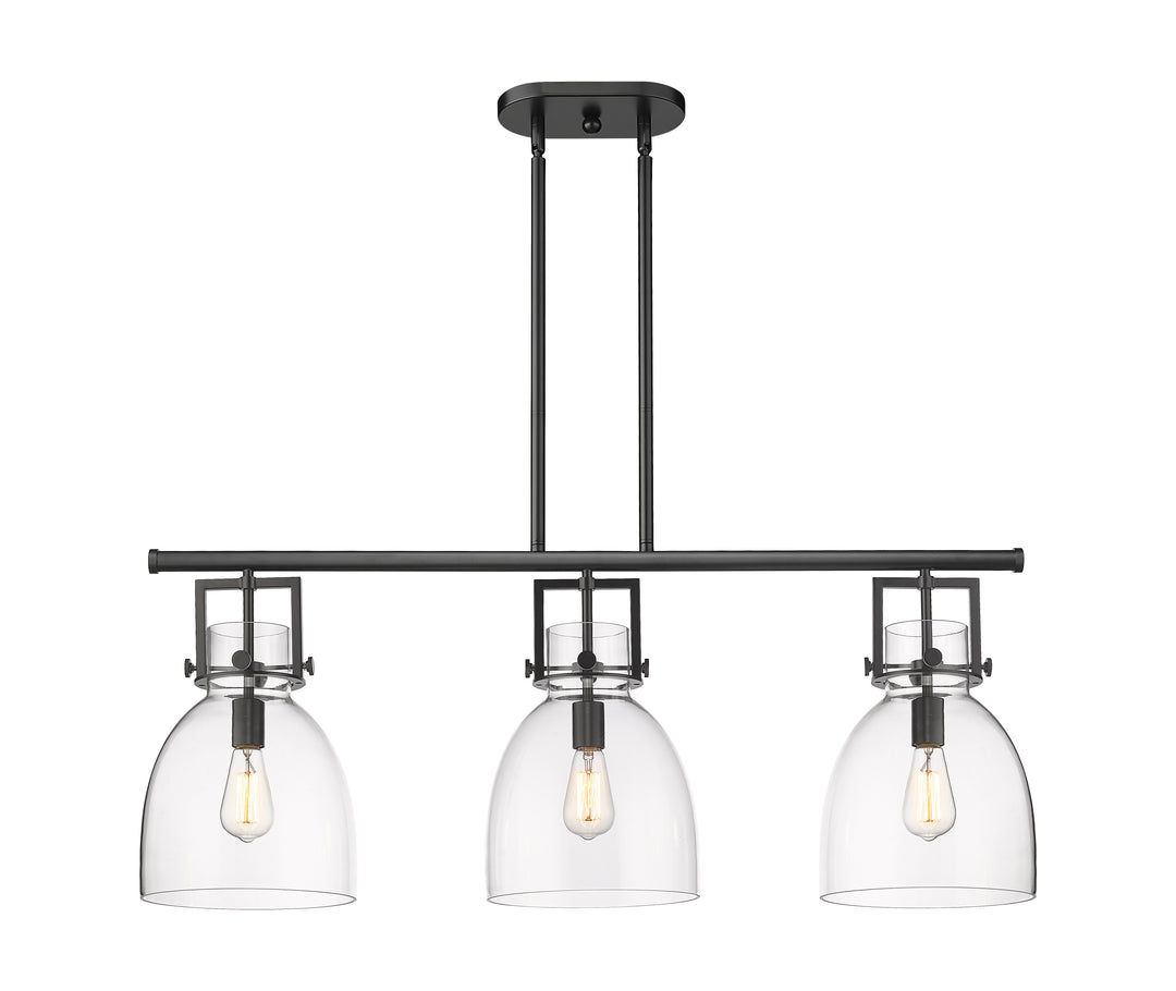 Innovations Lighting Newton Bell 7" Island Light - Matte Black