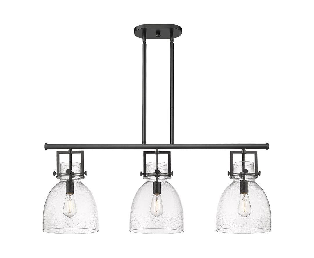 Innovations Lighting Newton Bell 7" Island Light - Matte Black