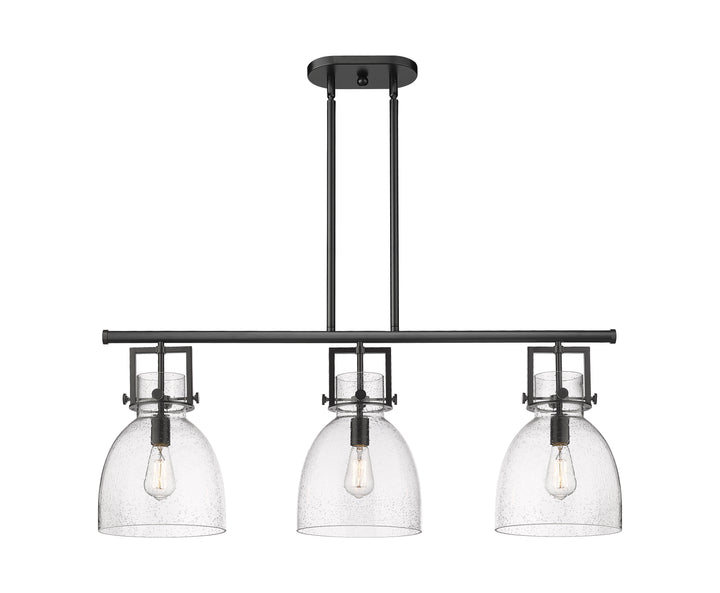 Innovations Lighting Newton Bell 7" Island Light - Matte Black