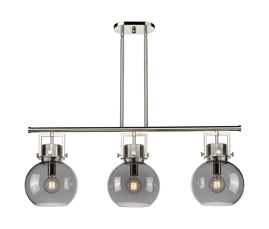 Innovations Lighting Newton Sphere 7" Island Light - Polished Nickel
