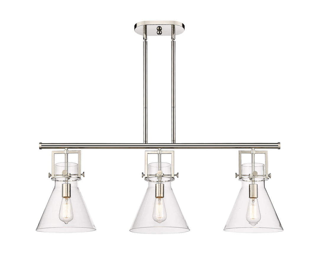 Innovations Lighting Newton Cone 7" Island Light - Polished Nickel