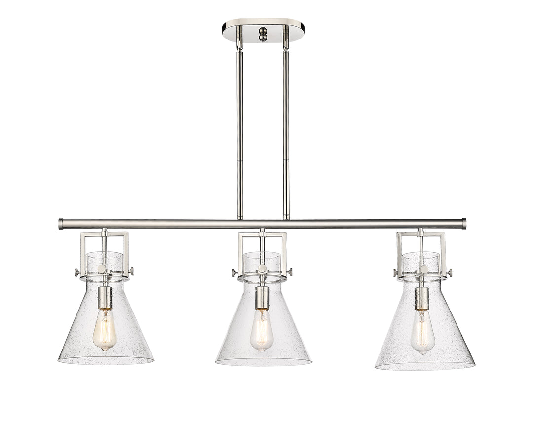 Innovations Lighting Newton Cone 7" Island Light - Polished Nickel