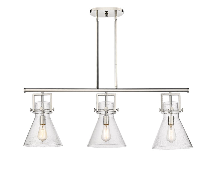 Innovations Lighting Newton Cone 7" Island Light - Polished Nickel