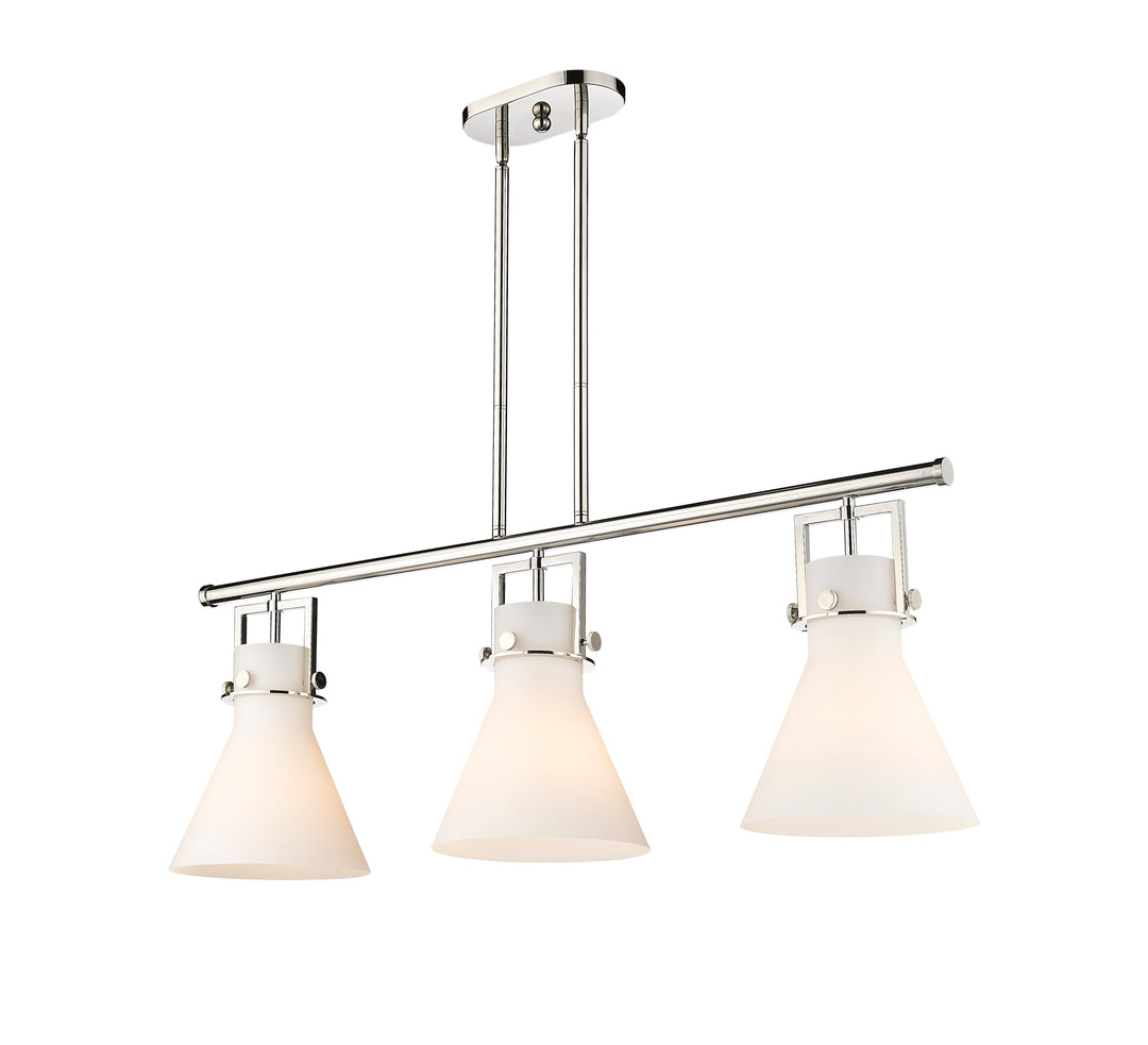 Innovations Lighting Newton Cone 7" Island Light - Polished Nickel