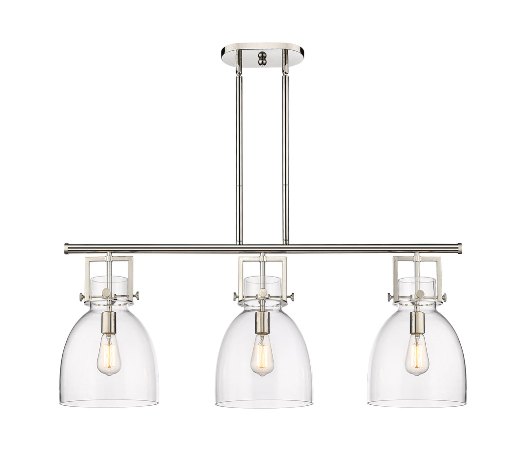 Innovations Lighting Newton Bell 7" Island Light - Polished Nickel