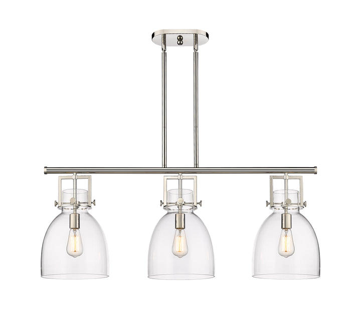 Innovations Lighting Newton Bell 7" Island Light - Polished Nickel
