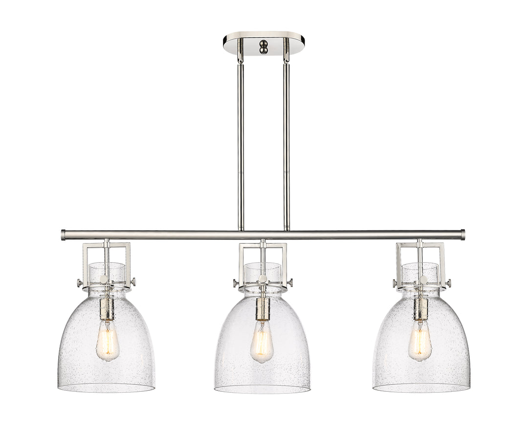 Innovations Lighting Newton Bell 7" Island Light - Polished Nickel