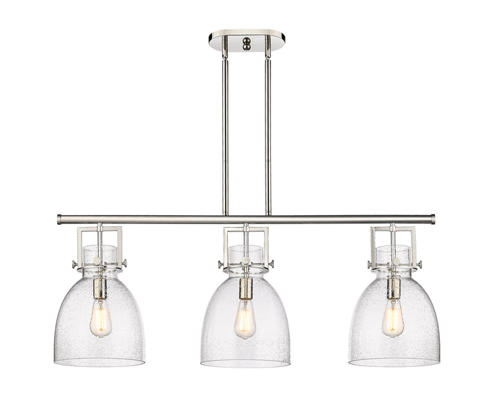 Innovations Lighting Newton Bell 7" Island Light - Polished Nickel