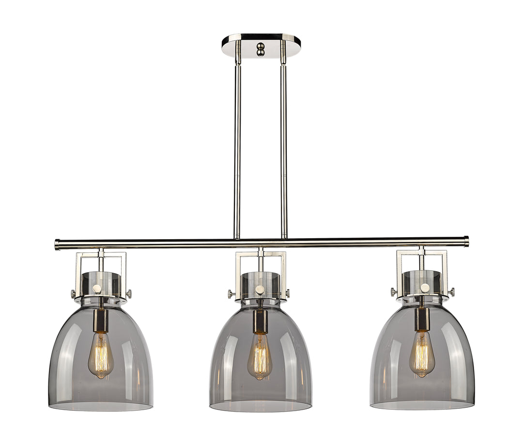 Innovations Lighting Newton Bell 7" Island Light - Polished Nickel