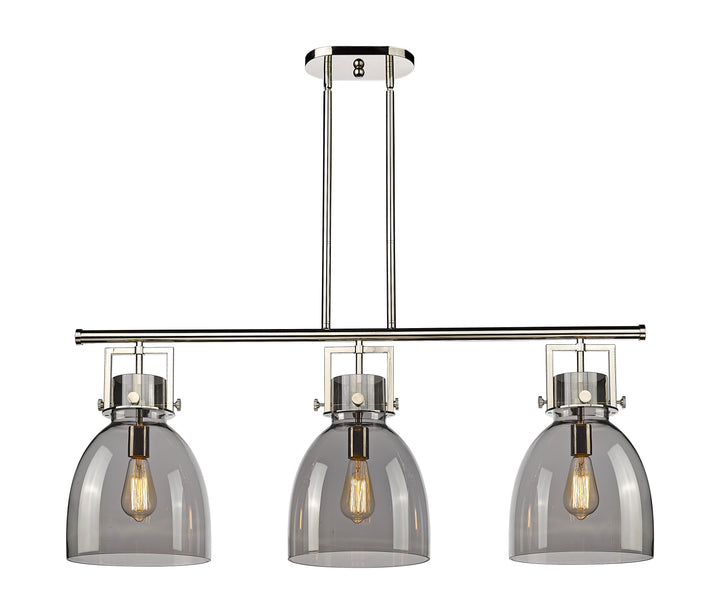Innovations Lighting Newton Bell 7" Island Light - Polished Nickel
