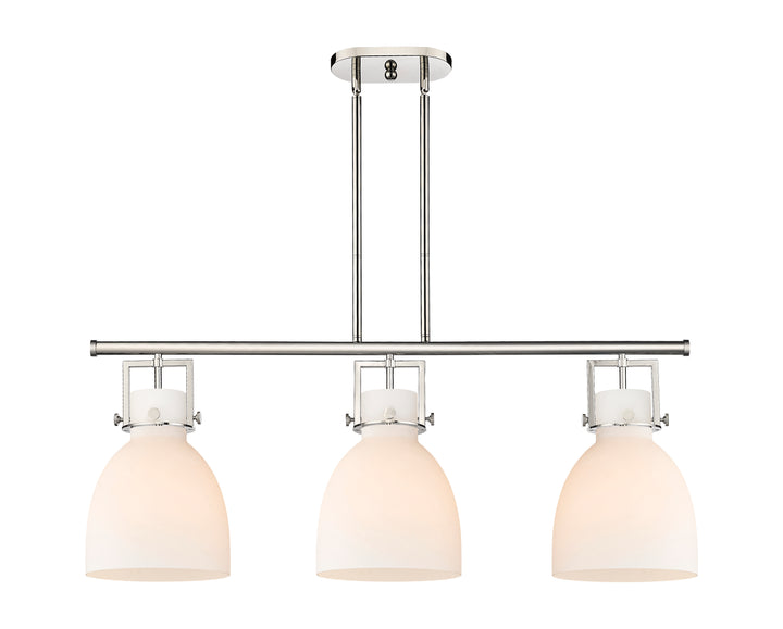 Innovations Lighting Newton Bell 7" Island Light - Polished Nickel