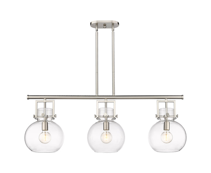 Innovations Lighting Newton Sphere 7" Island Light - Satin Nickel