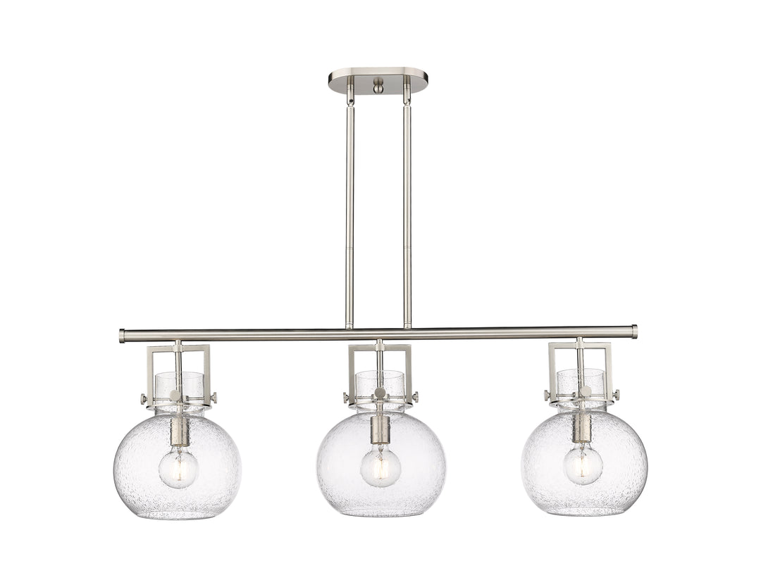 Innovations Lighting Newton Sphere 7" Island Light - Satin Nickel