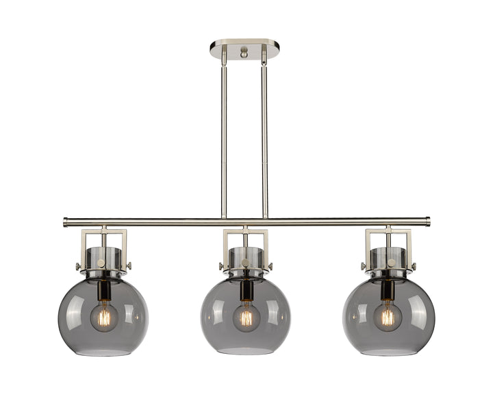 Innovations Lighting Newton Sphere 7" Island Light - Satin Nickel