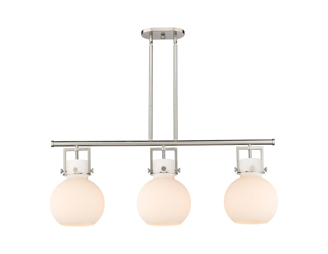 Innovations Lighting Newton Sphere 7" Island Light - Satin Nickel