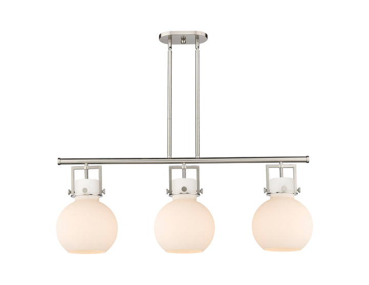 Innovations Lighting Newton Sphere 7" Island Light - Satin Nickel