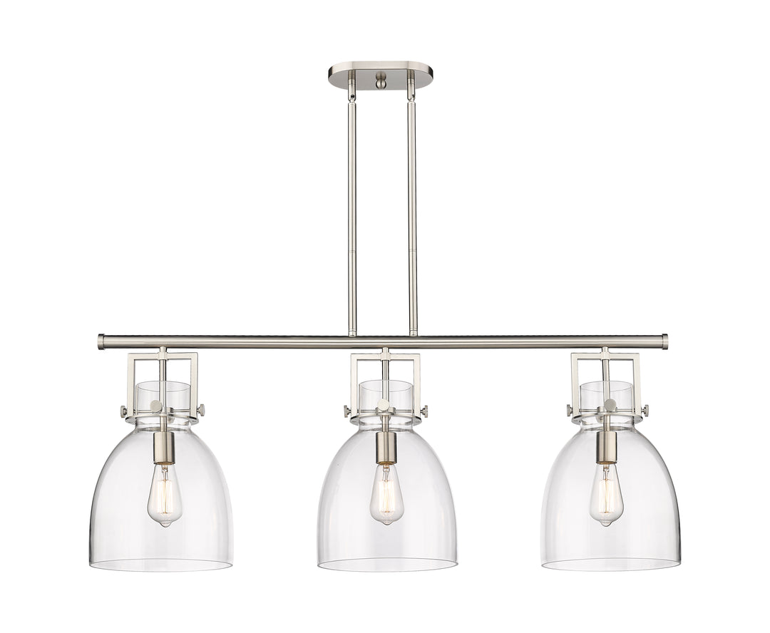 Innovations Lighting Newton Bell 7" Island Light - Satin Nickel