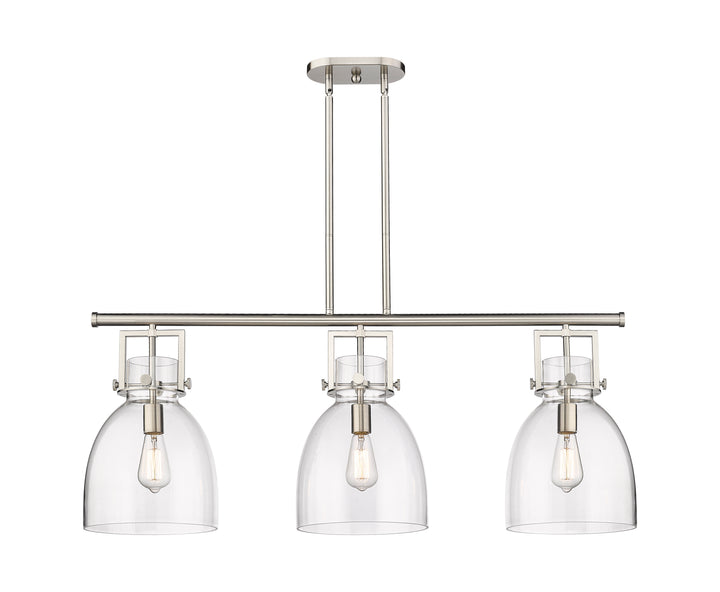 Innovations Lighting Newton Bell 7" Island Light - Satin Nickel