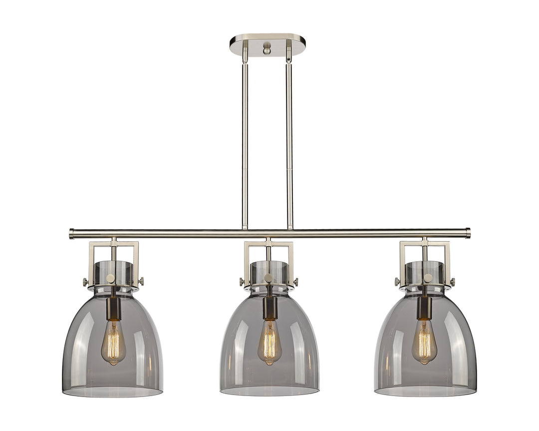 Innovations Lighting Newton Bell 7" Island Light - Satin Nickel