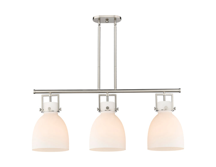 Innovations Lighting Newton Bell 7" Island Light - Satin Nickel
