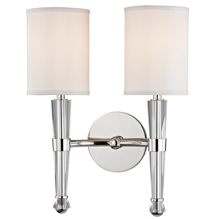 Hudson Valley Lighting Volta Wall Sconce Wall Sconces Hudson Valley Lighting Polished Nickel  