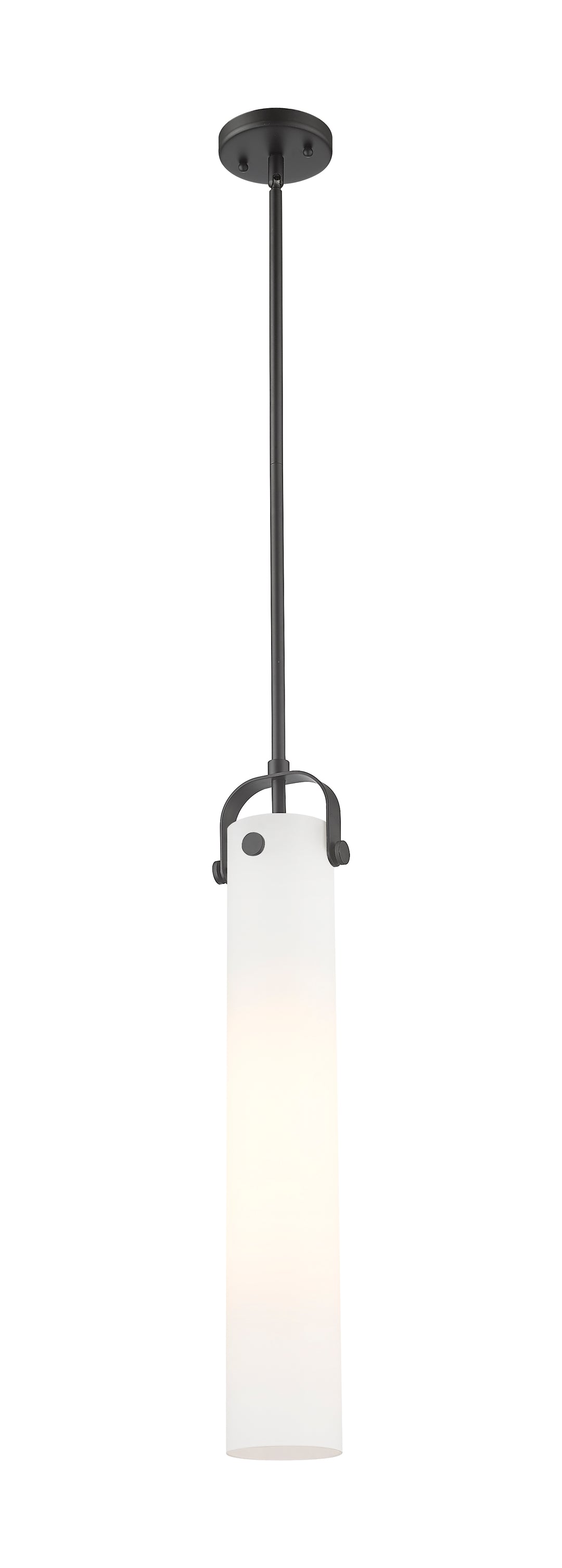 Innovations Lighting Pilaster 4.75" Pendant - Matte Black Pendants Innovations Lighting Cased Matte White ; Glass Type: Frosted  