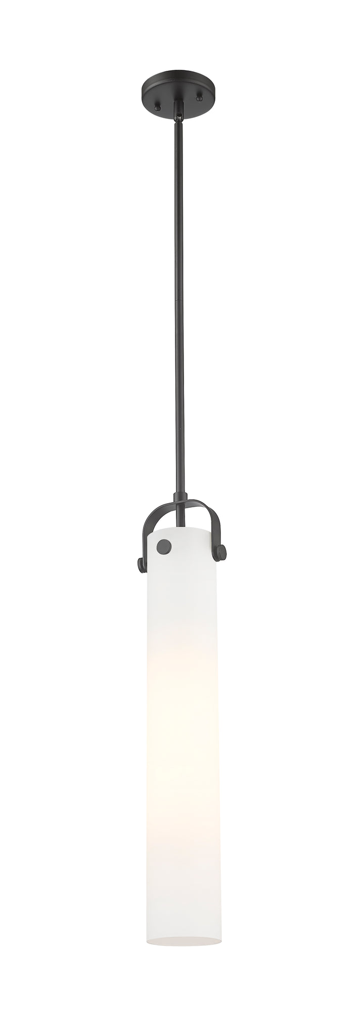 Innovations Lighting Pilaster 4.75" Pendant - Matte Black Pendants Innovations Lighting Cased Matte White ; Glass Type: Frosted  