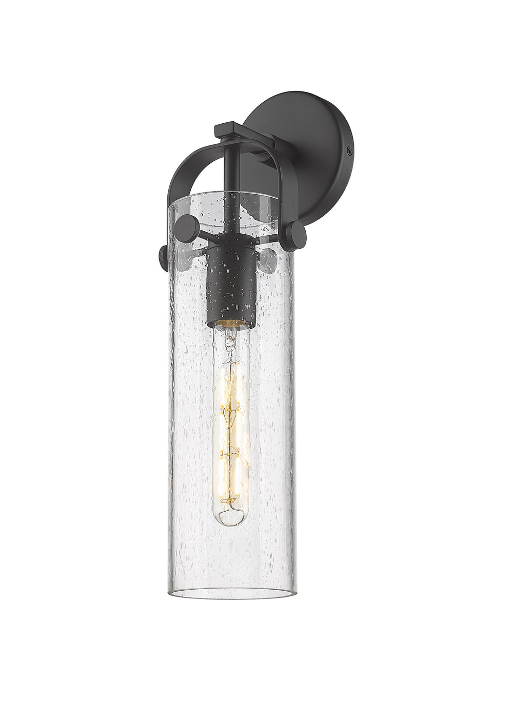 Innovations Lighting Pilaster 4" Sconce - Matte Black Wall Sconces Innovations Lighting   