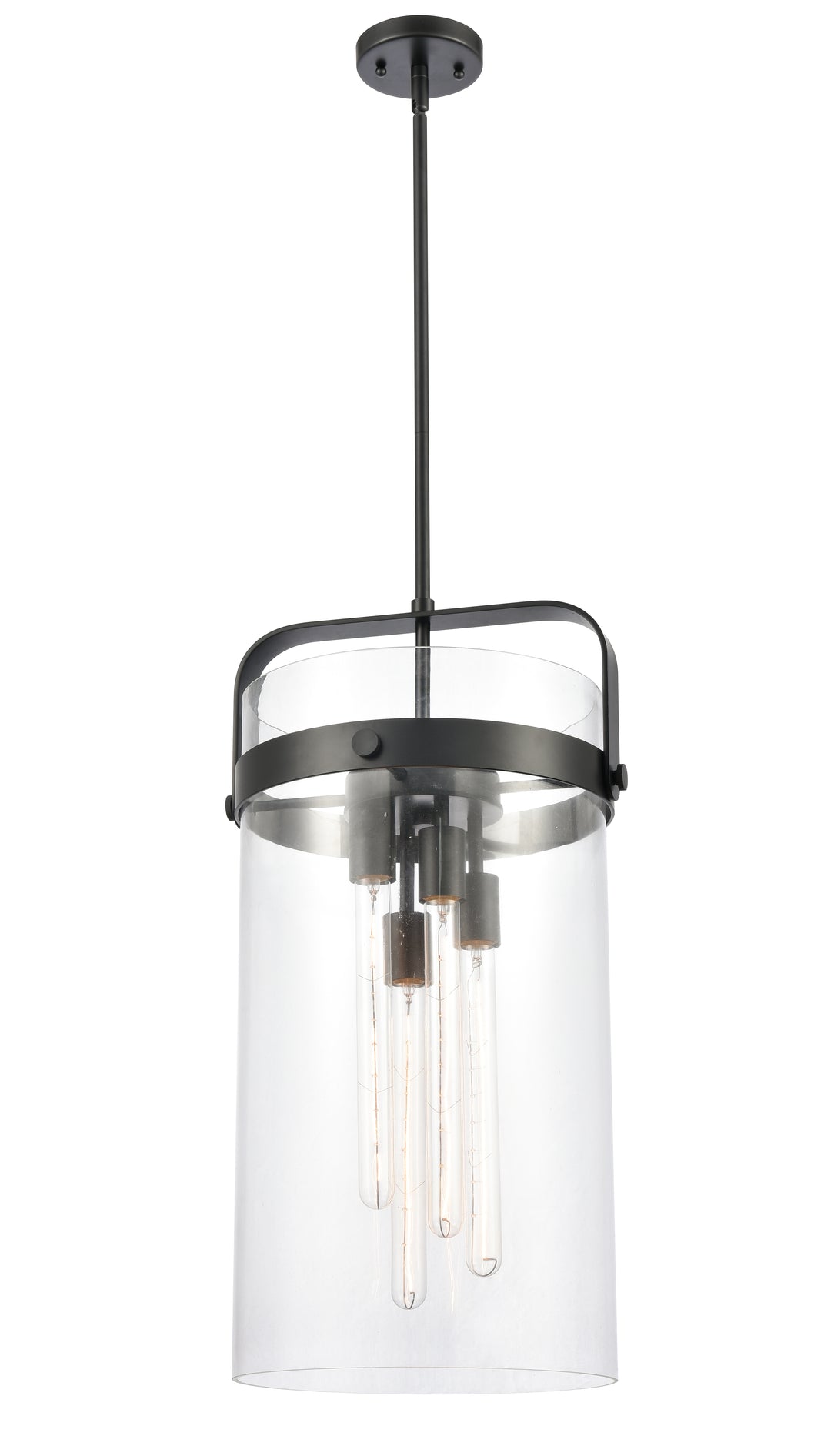 Innovations Lighting Pilaster 4" Pendant - Matte Black