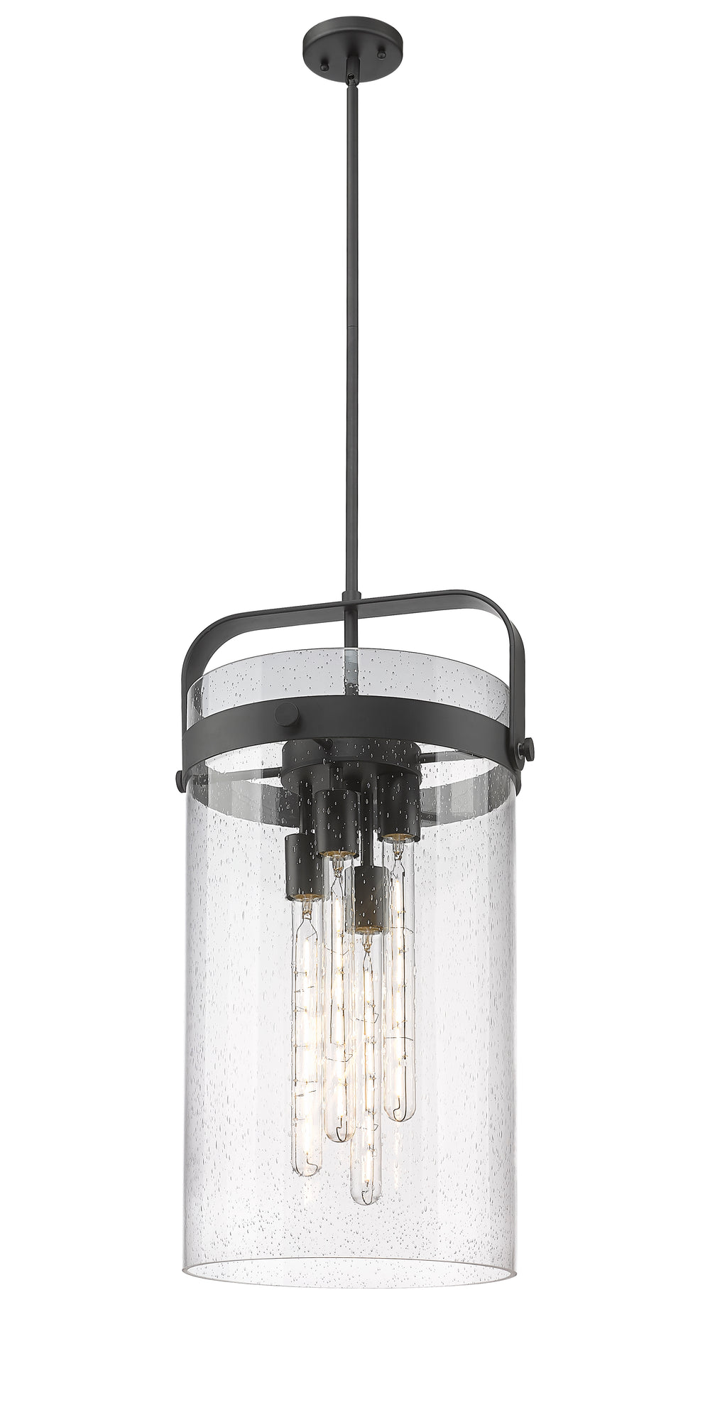 Innovations Lighting Pilaster 4" Pendant - Matte Black