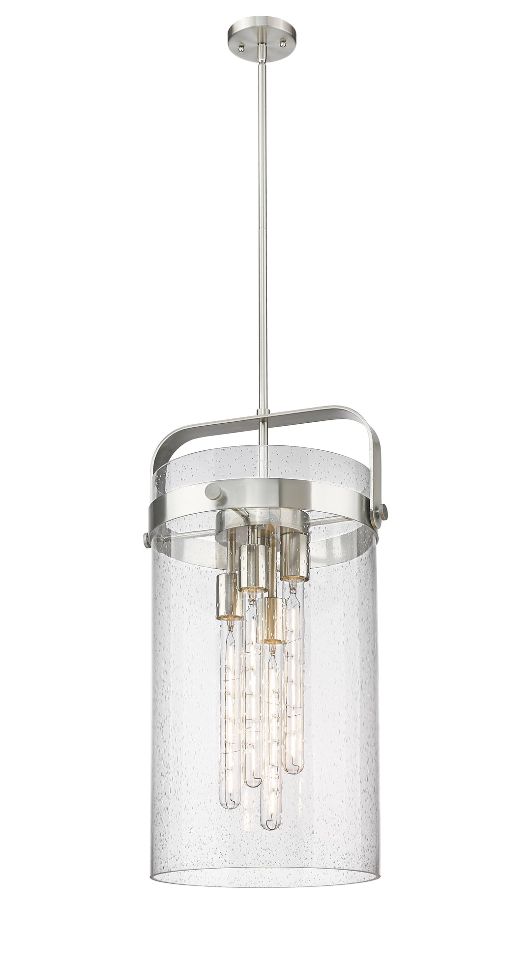 Innovations Lighting Pilaster 4" Pendant - Satin Nickel