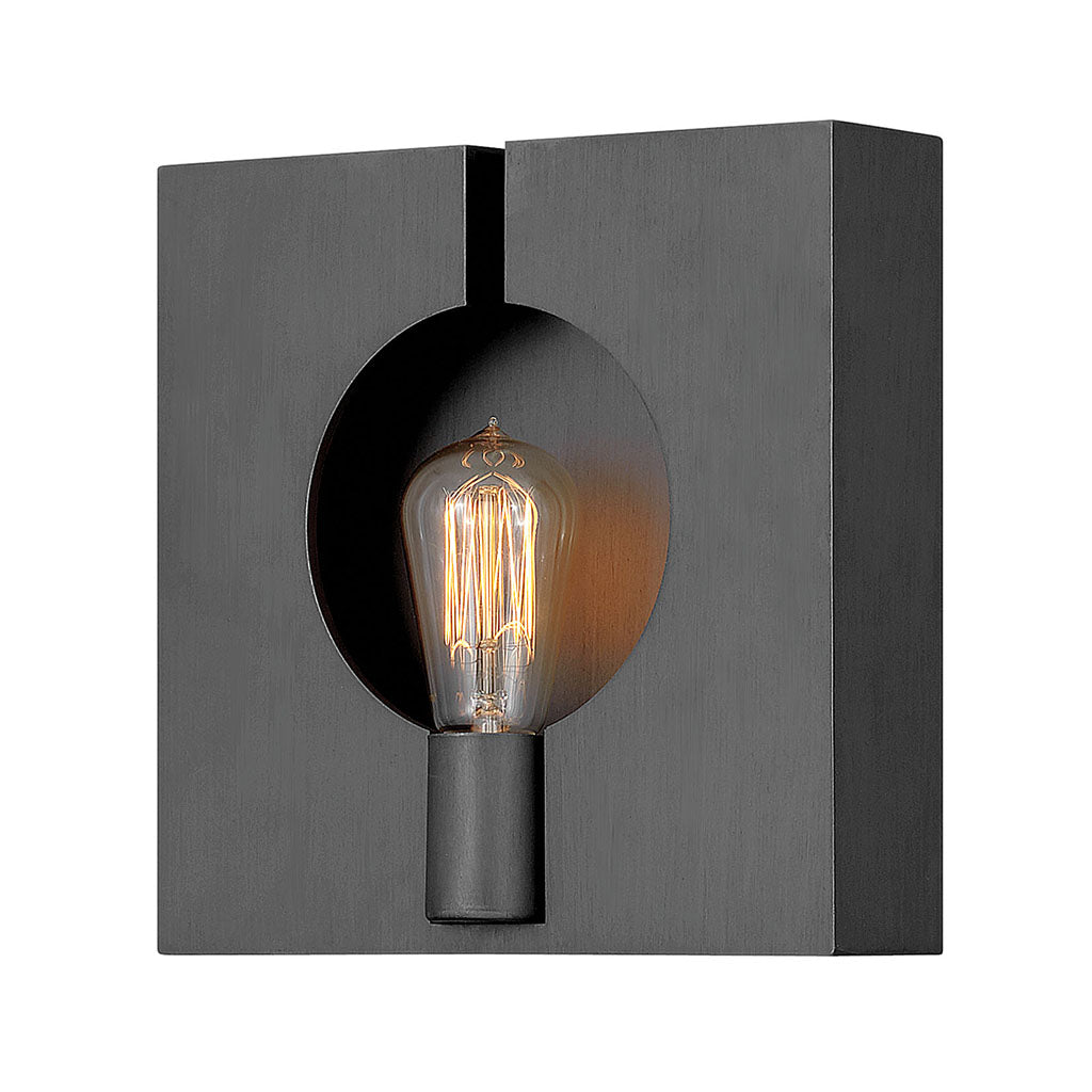 Hinkley Ludlow Sconce Sconce Hinkley Brushed Graphite 5.25x10.5x10.5 