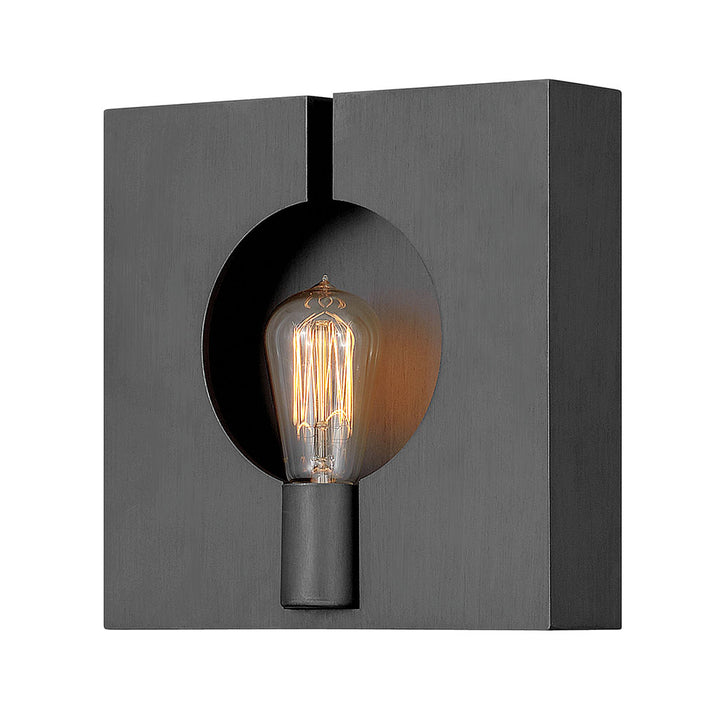 Hinkley Ludlow Sconce Wall Sconces Hinkley Brushed Graphite 5.25x10.5x10.5